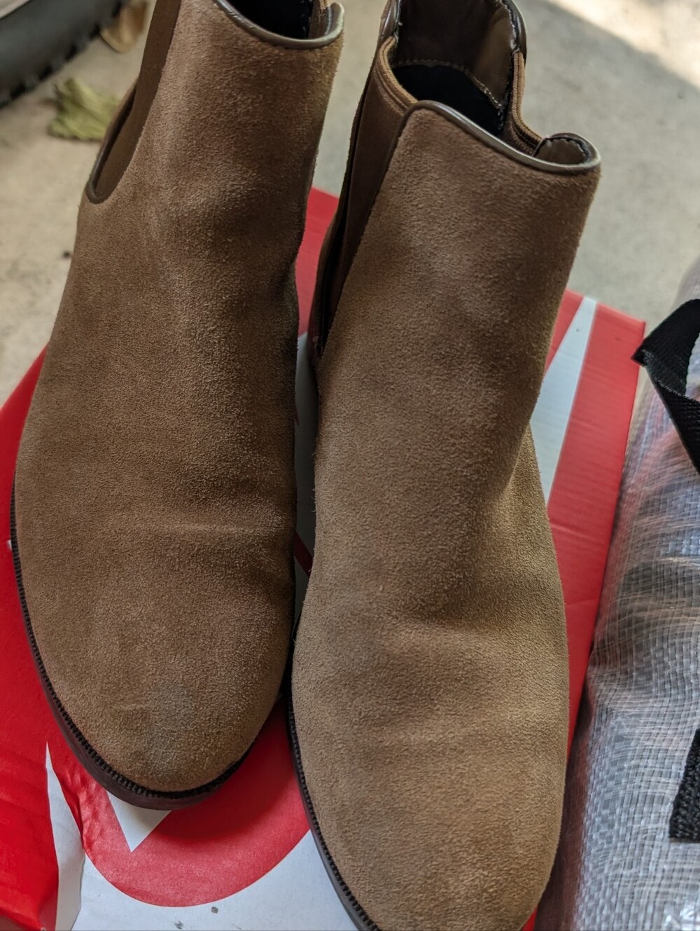Cole Haan Suded Boots